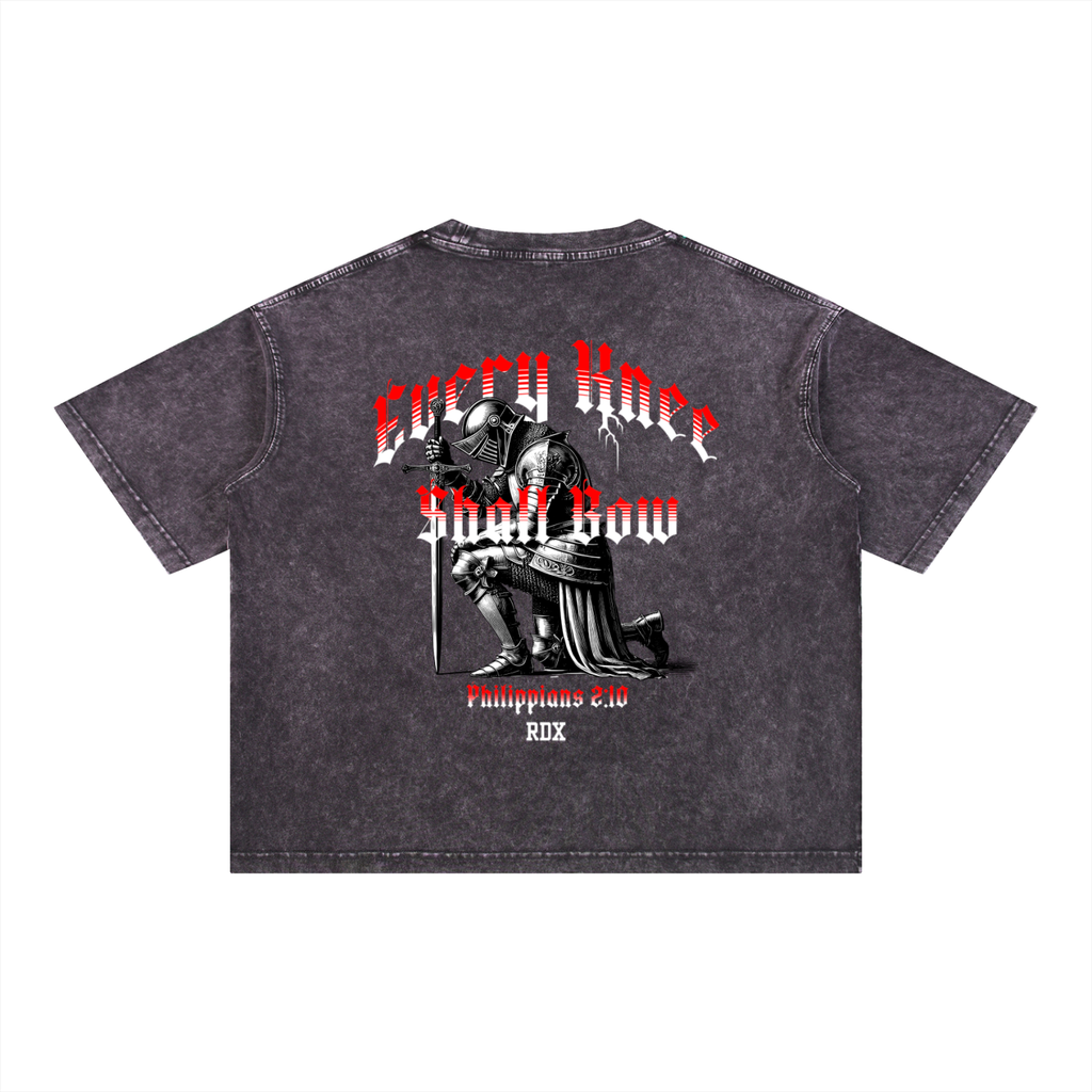 Every Knee Shall bow - Mineral Wash T-Shirt